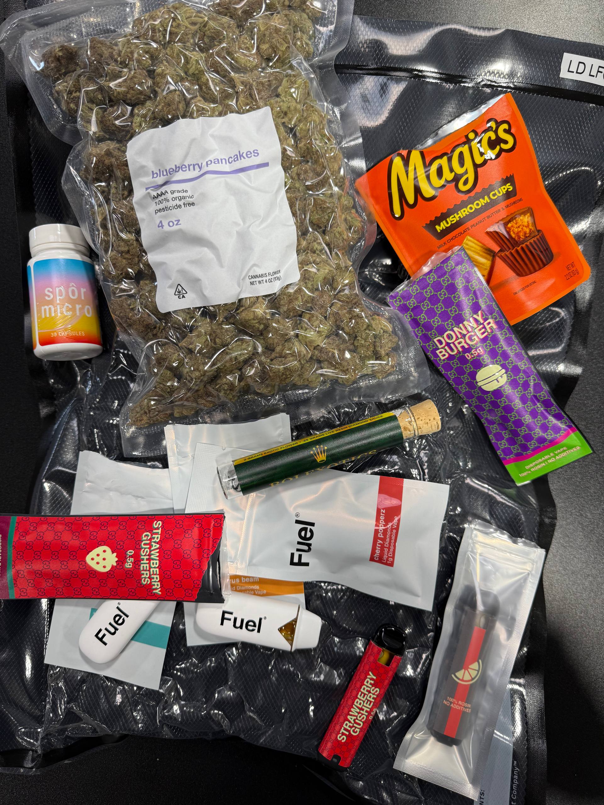Customer order with FUEL rosin